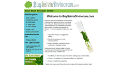 Desktop Screenshot of buysalviadivinorum.com