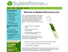 Tablet Screenshot of buysalviadivinorum.com